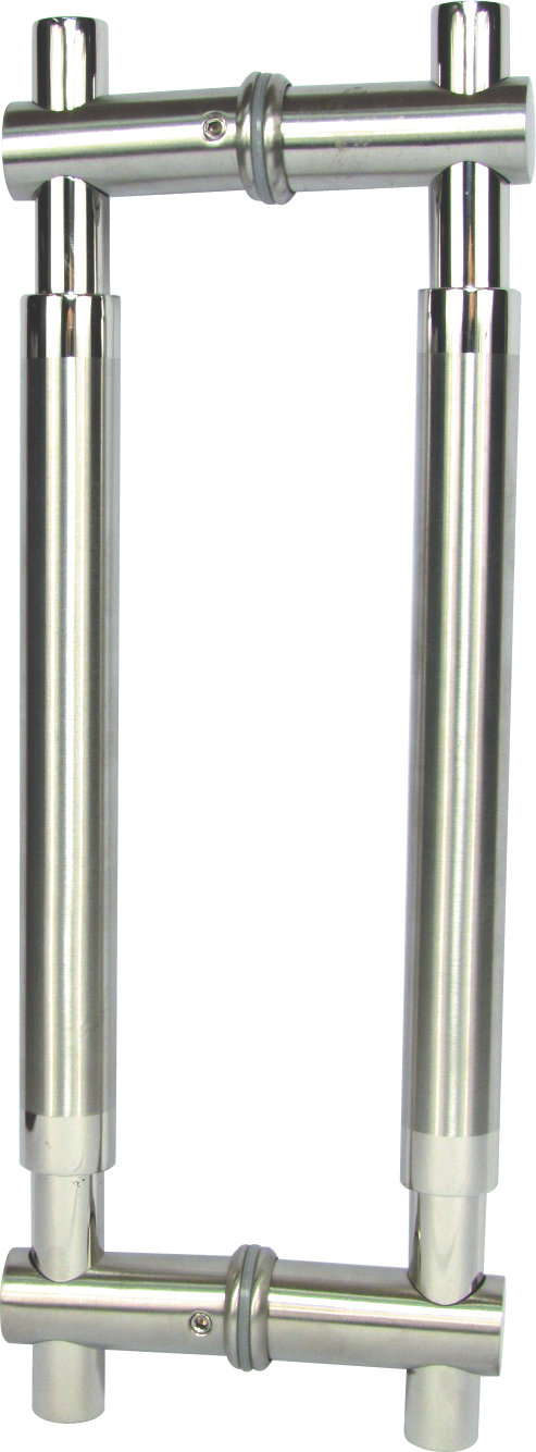 Back To Back Door Handle Back To Back Glass Door Handle Jm-725b Stainless Steel/Glass for Frameless Glass Doors